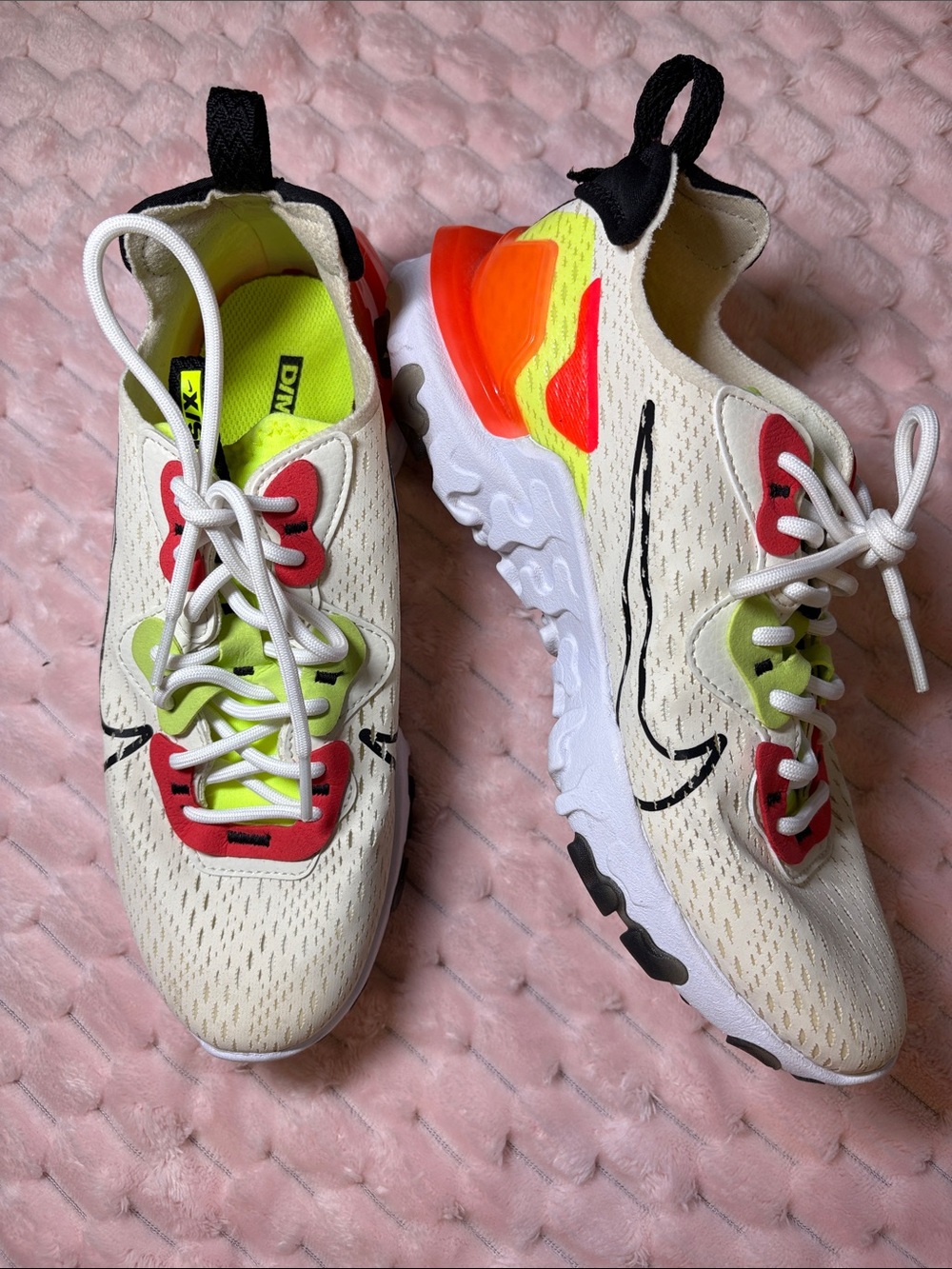 Nike React Vision Trainers with Neon Accents